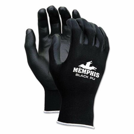 EAT-IN CR  Economy PU Coated Work Gloves-Black - X-Small EA3751560